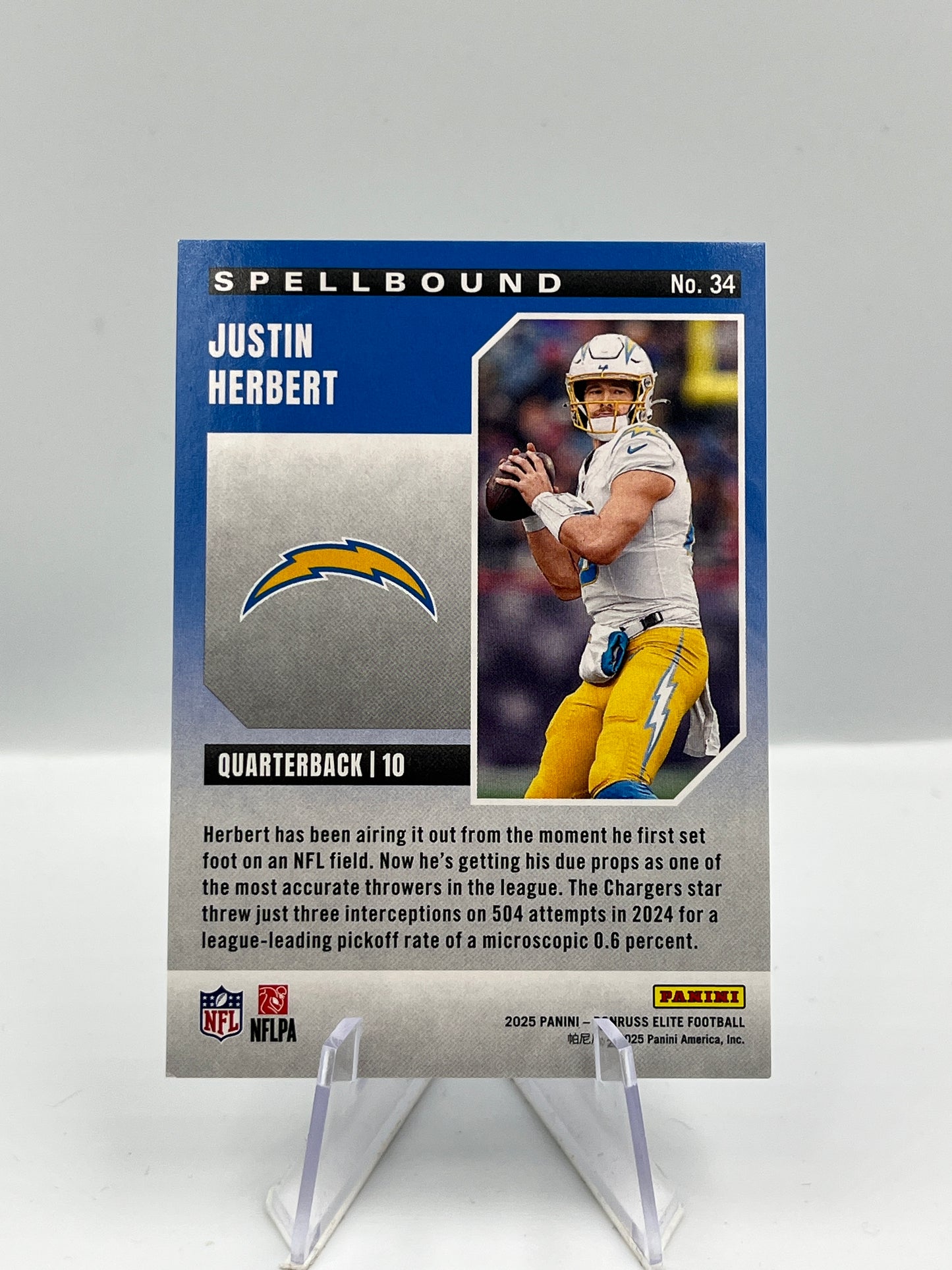 Justin Herbert - Los Angeles Chargers - Spellbound - 453/799 - #34