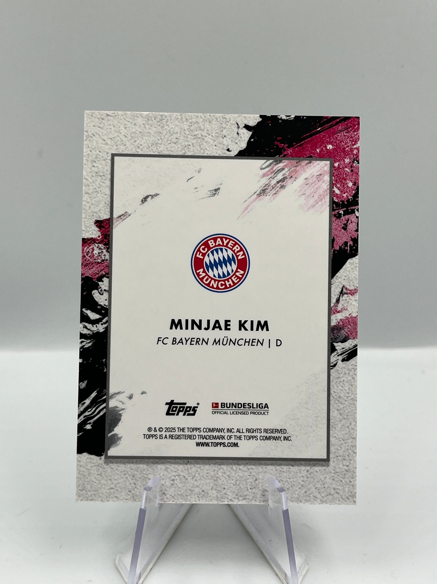 Topps Inception Bundesliga 24/25 Minjae Kim Bayern München Star Quality 30/75