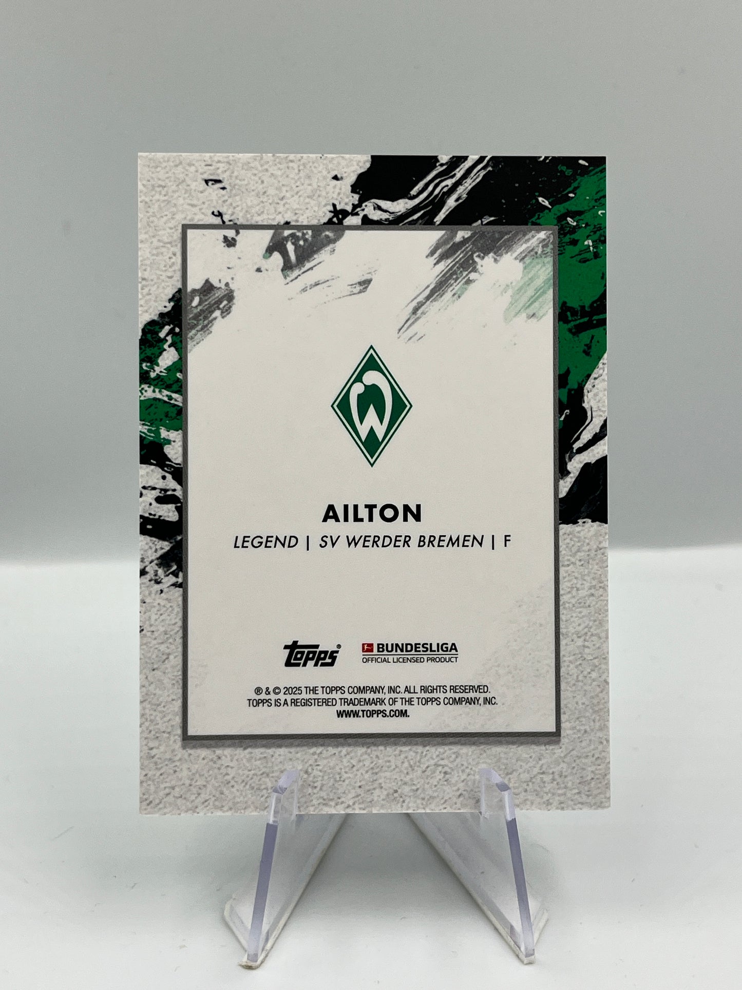 Topps Inception Bundesliga 24/25 Ailton Werder Bremen Legacy 27/75