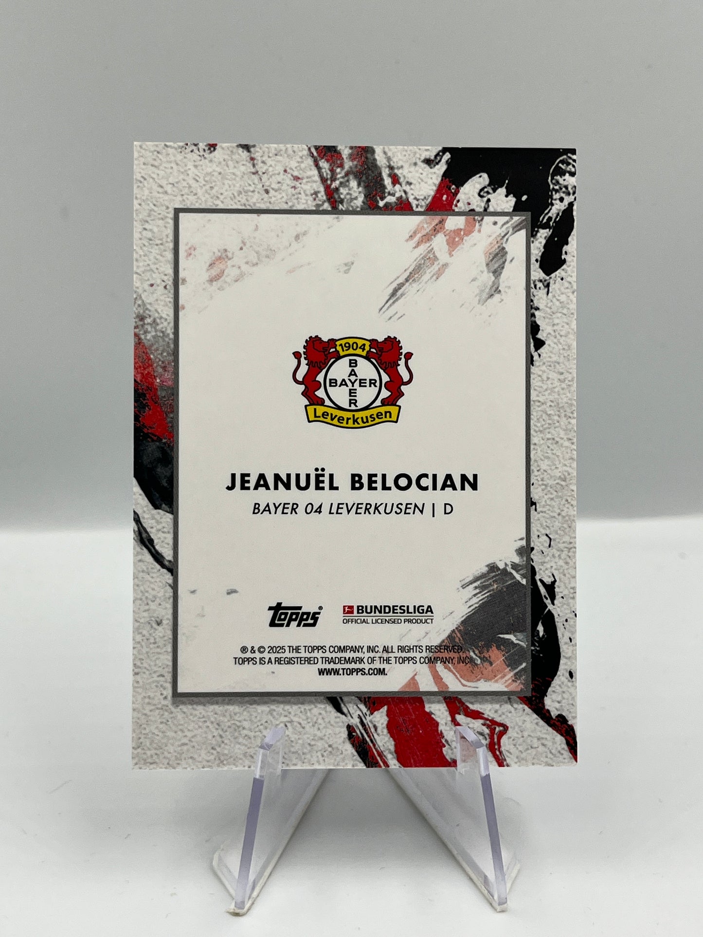 Topps Inception Bundesliga 24/25 Jeanuel Belocian Bayer Leverkusen Succession 06/10