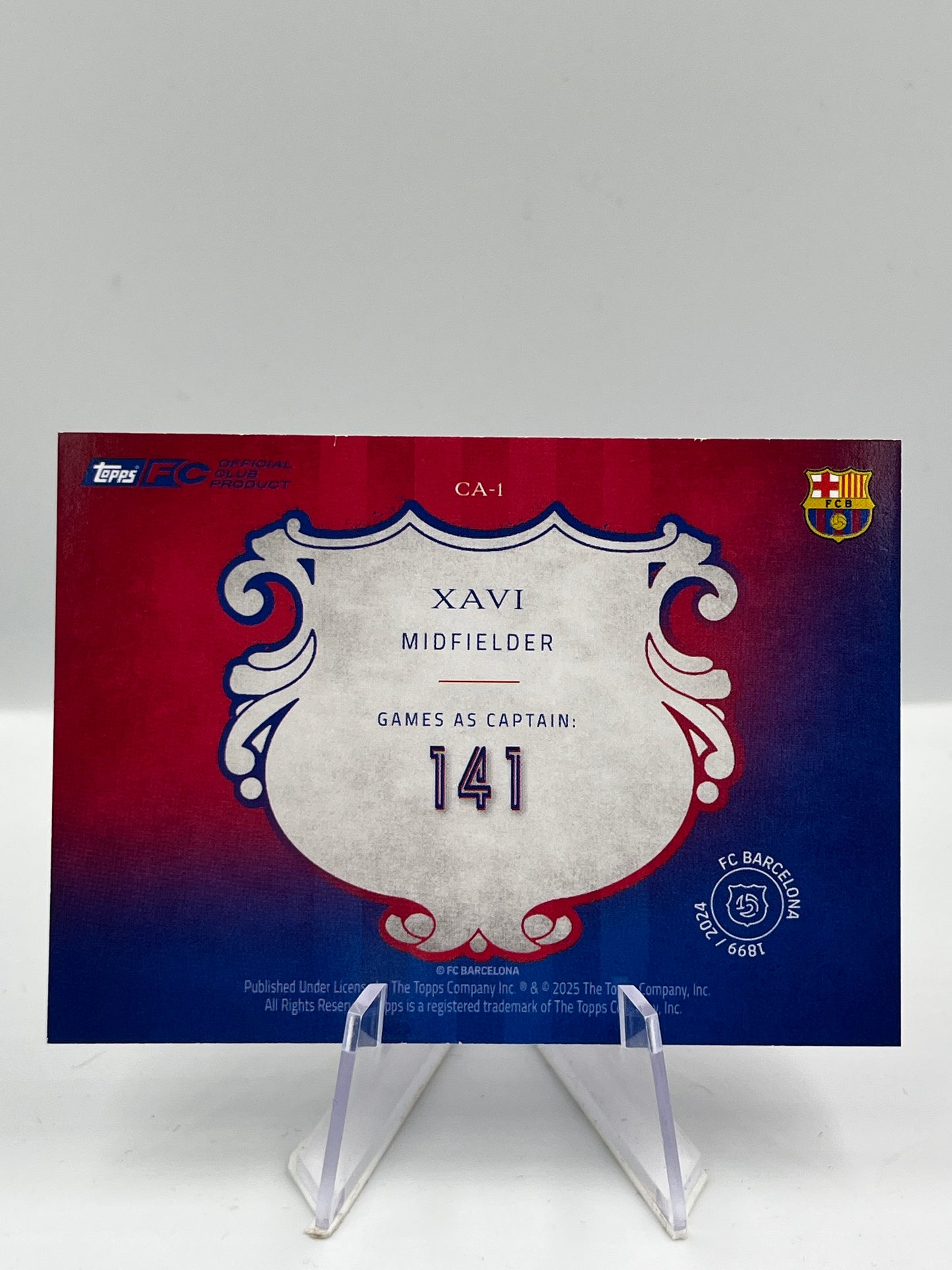Xavi - Barcelona - Captain- 121/125 - #CA-1