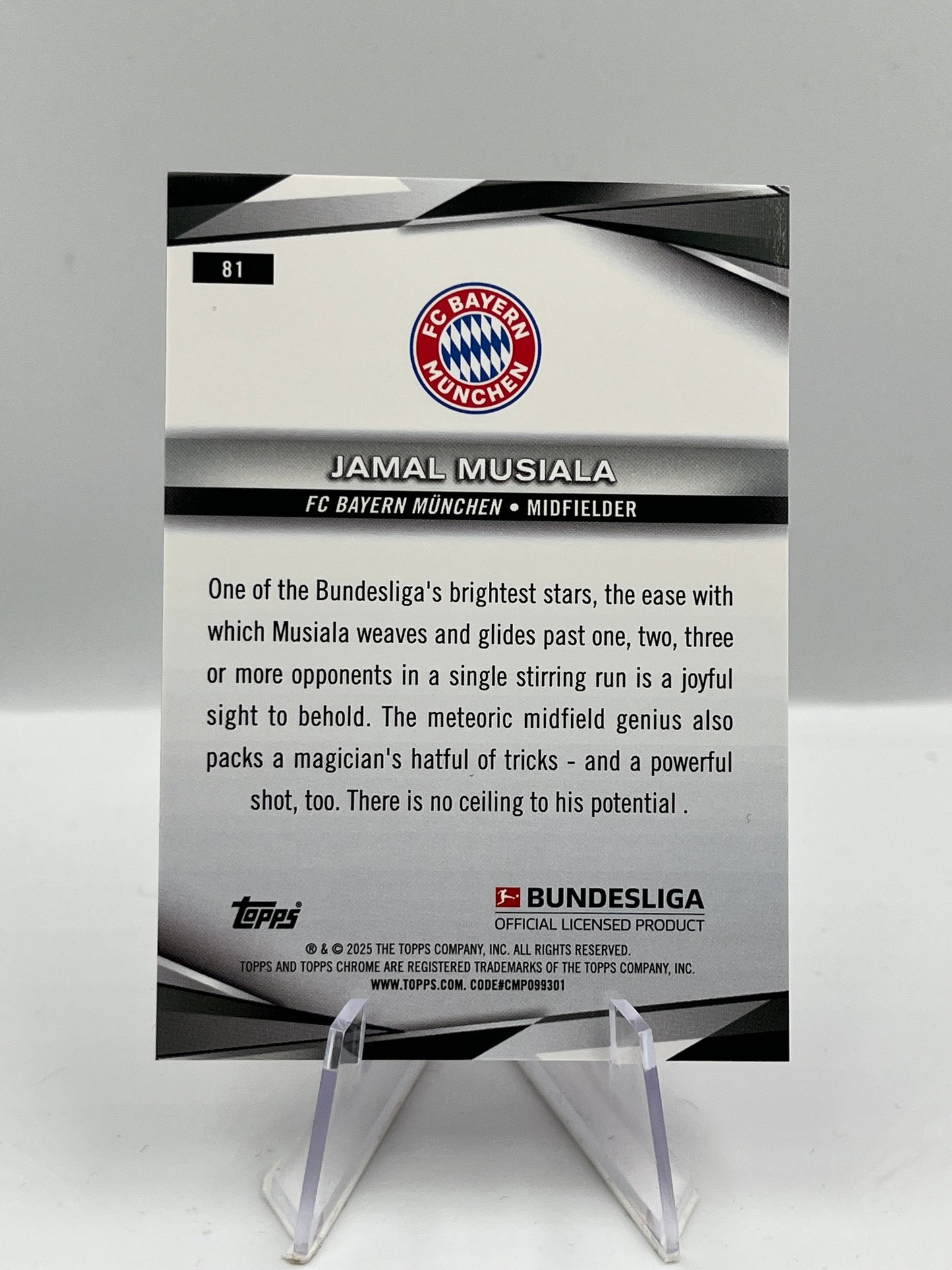 Topps Chrome BuLi 24/25 Jamal Musiala Bayern München 009/125 #81