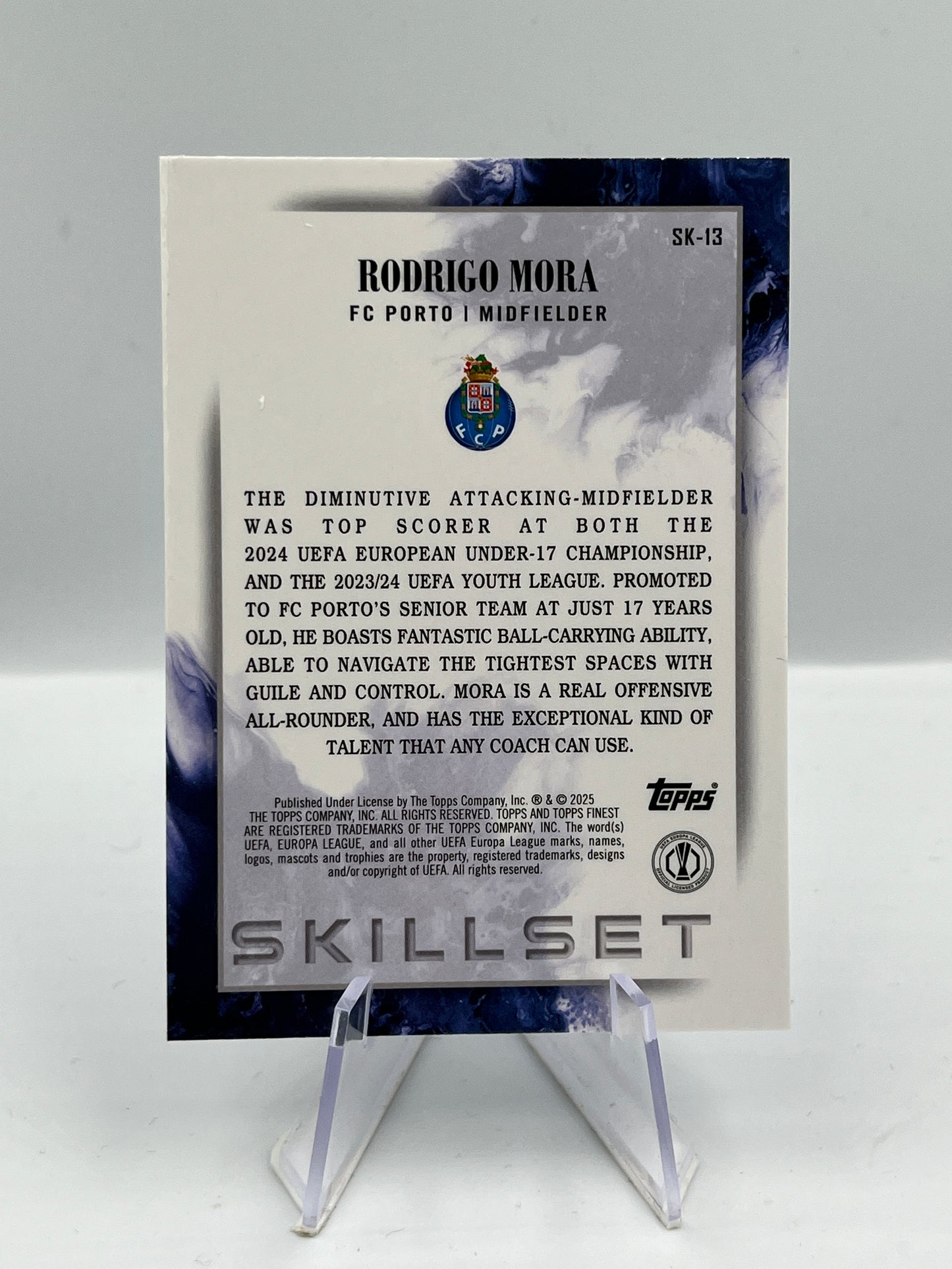 Topps Finest UCC 24/25 Rodrigo Mora FC Porto Skillset RC #SK-13
