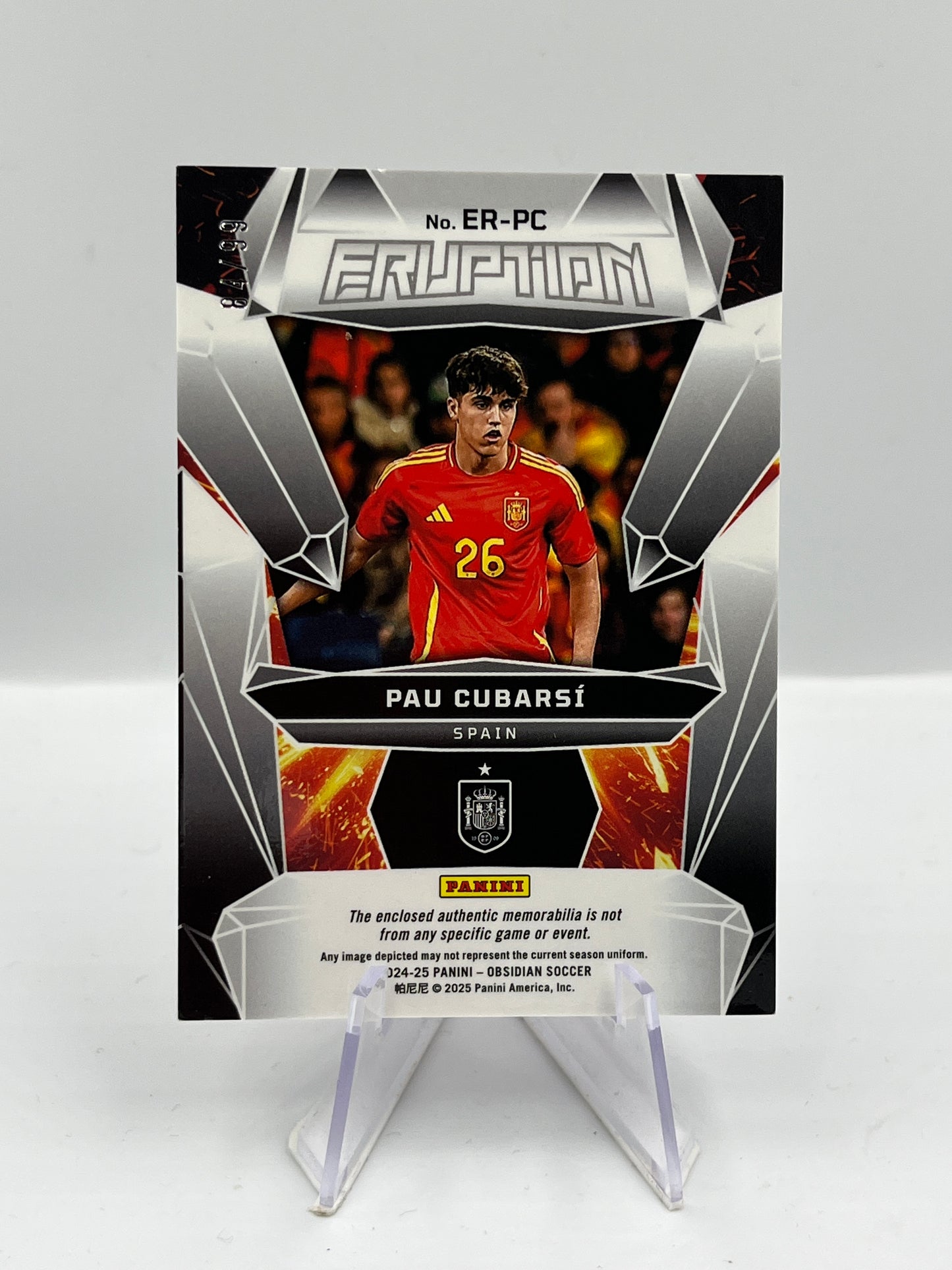 Pau Cubarsi - Spanien - Player Worn Relic - 84/99 - #ER-PC