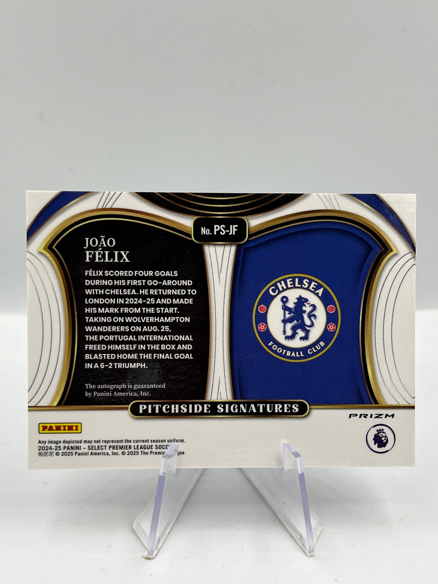 Joao Felix - Chelsea - Pitchside Signatures Autograph - #PS-JF