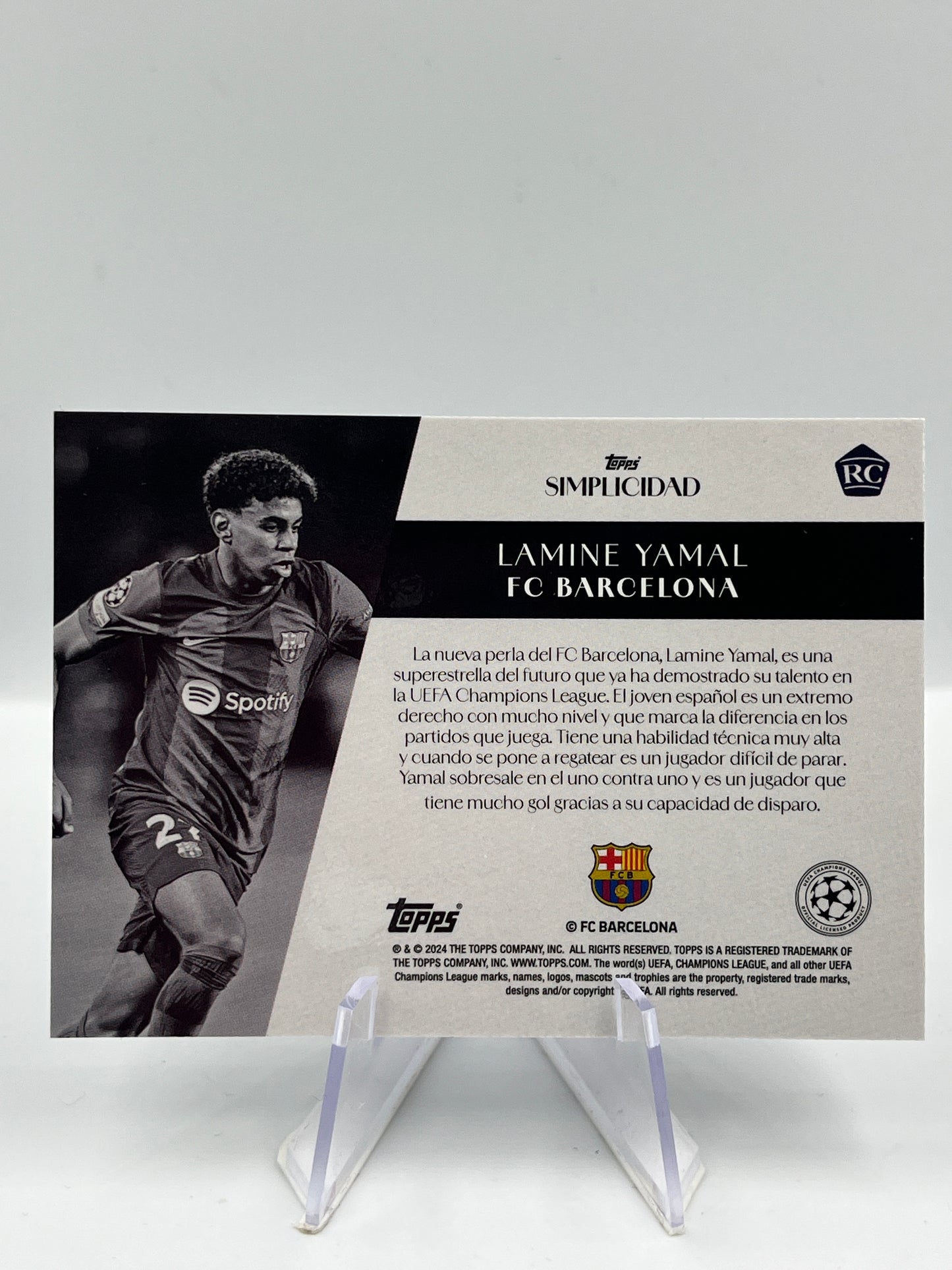 Topps Simplicidad 23/24 Lamine Yamal Barcelona Spanish Stars RC