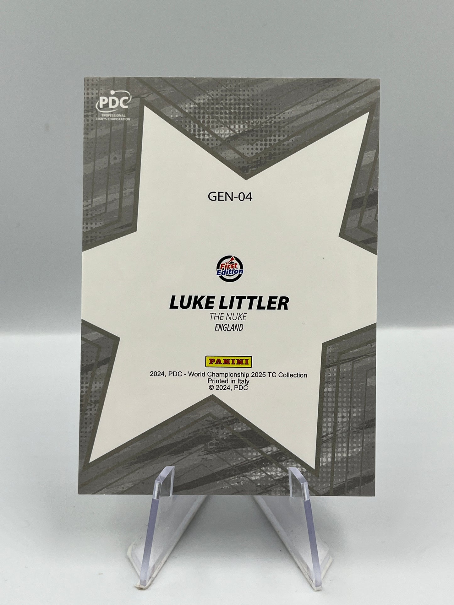 Panini 1st Edition 2025 Luke Littler Next Gen #GEN-04
