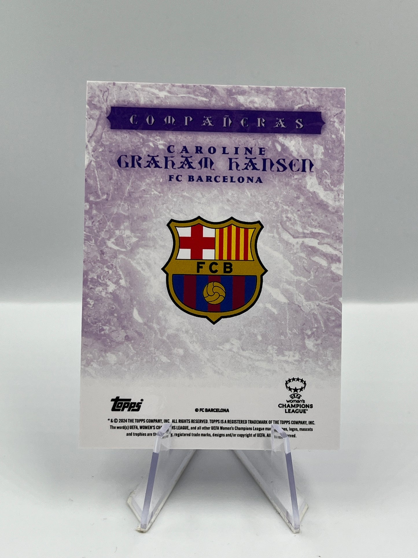 Topps Aitana Bonmati Curated Set 23/24 Caroline Graham Hansen Barcelona 14/25