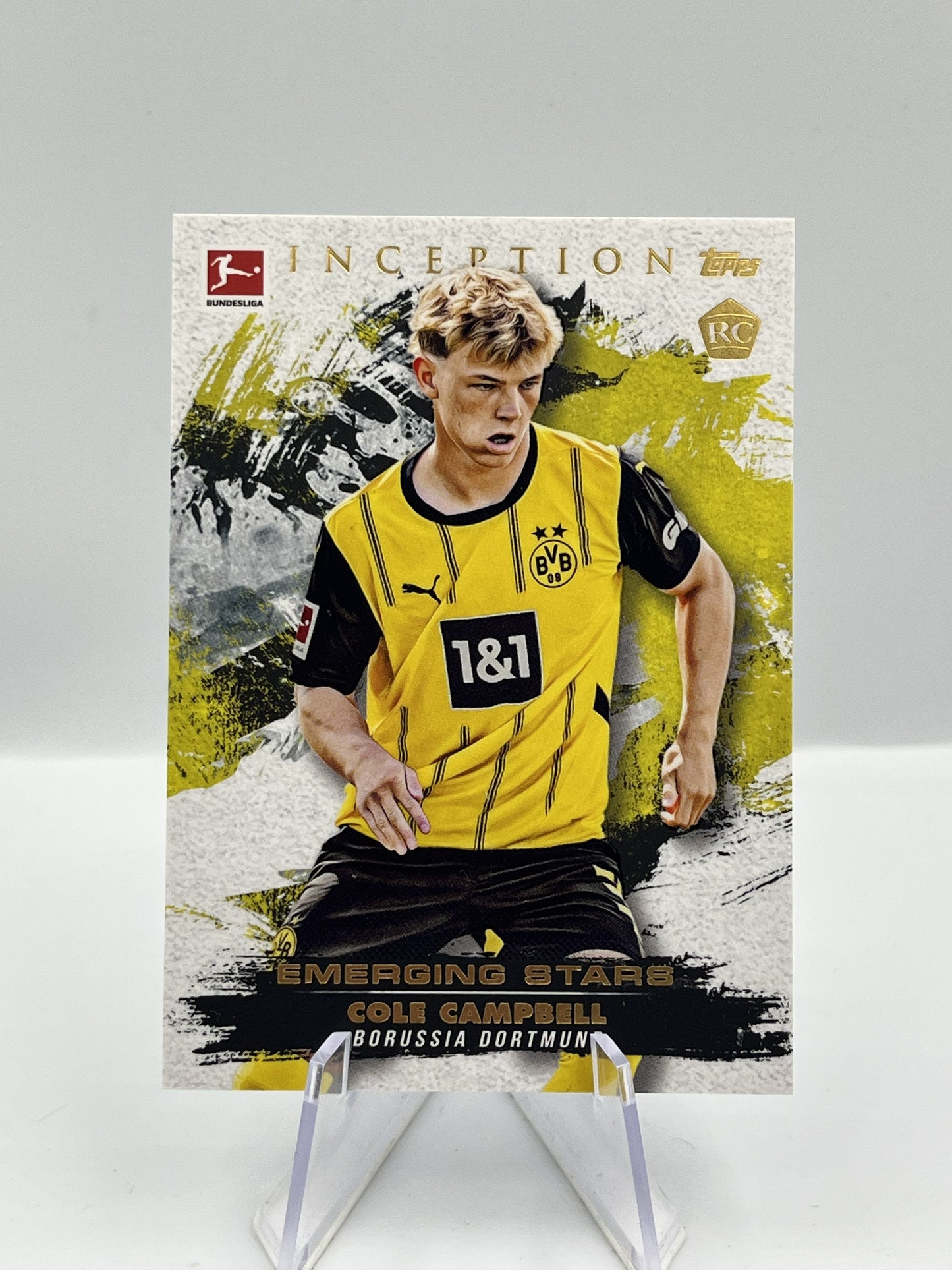 Topps Inception Bundesliga 24/25 Cole Campbell Borussia Dortmund Emerging Stars RC