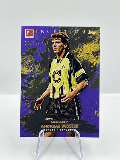 Topps Inception Bundesliga 24/25 Andreas Möller Borussia Dortmund Legacy 34/49