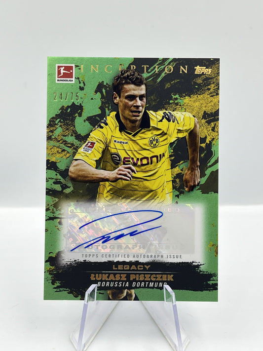 Topps Inception Bundesliga 24/25 Lukas Piszczek Borussia Dortmund Autograph 24/75