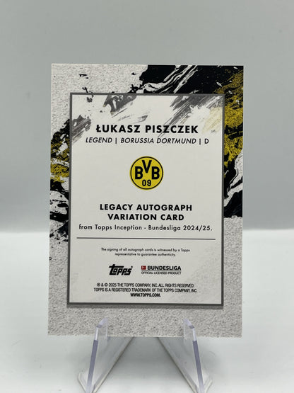 Topps Inception Bundesliga 24/25 Lukas Piszczek Borussia Dortmund Autograph 24/75
