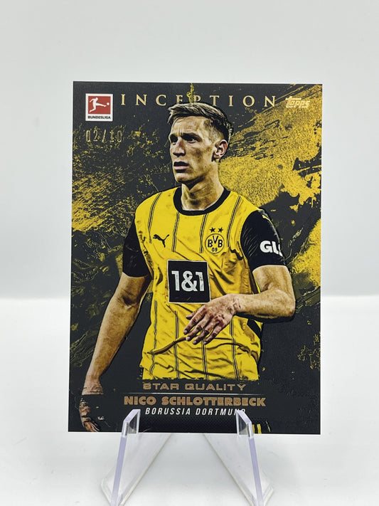 Topps Inception Bundesliga 24/25 Nico Schlotterbeck Borussia Dortmund Star Quality 02/10