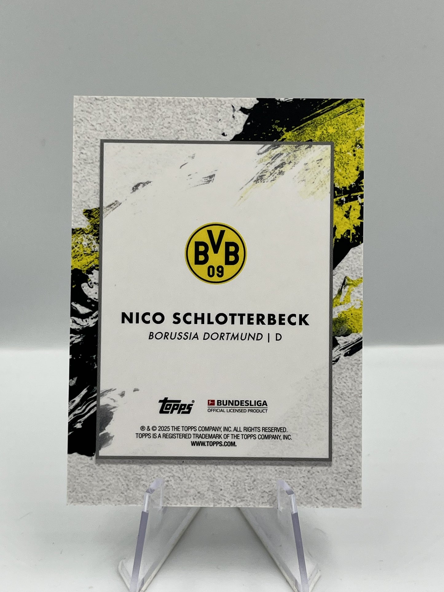 Topps Inception Bundesliga 24/25 Nico Schlotterbeck Borussia Dortmund Star Quality 02/10