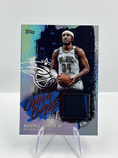Wendell Carter JR. - Orlando Magic - Game Worn Patch - #OTGA-WC