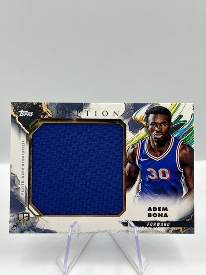Adem Bona - Philadelphia 76ers - Jumbo Player Worn Relic - RC - #RJR-AB