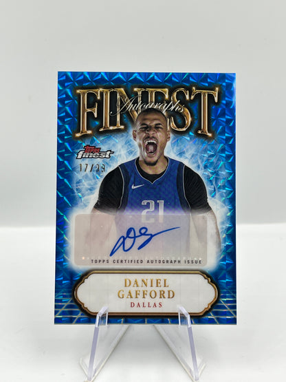 Daniel Gafford - Dallas Mavericks - Finest Autograph - 17/99 - FA-DG