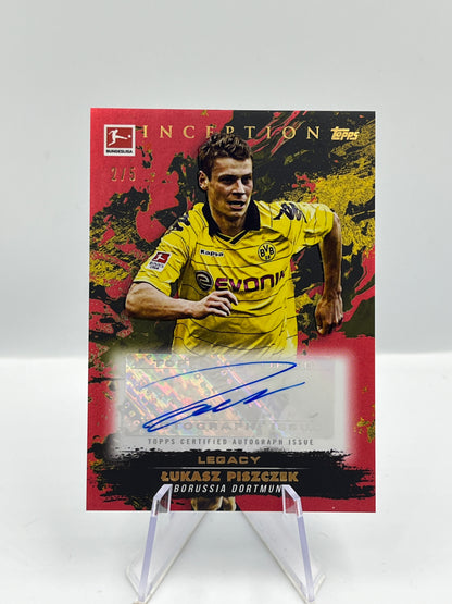 Topps Inception Bundesliga 24/25 Lukas Piszczek Borussia Dortmund Autograph 2/5