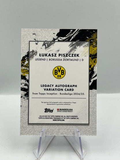 Topps Inception Bundesliga 24/25 Lukas Piszczek Borussia Dortmund Autograph 2/5