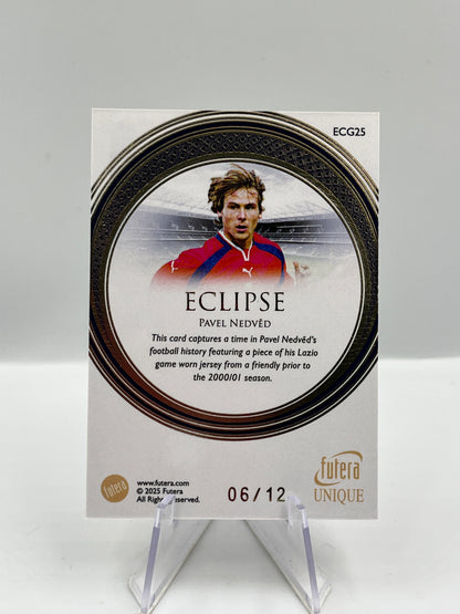 Futera Unique 2025 Pavel Nedved Tschechien Game Worn Relic 06/12 #ECG25