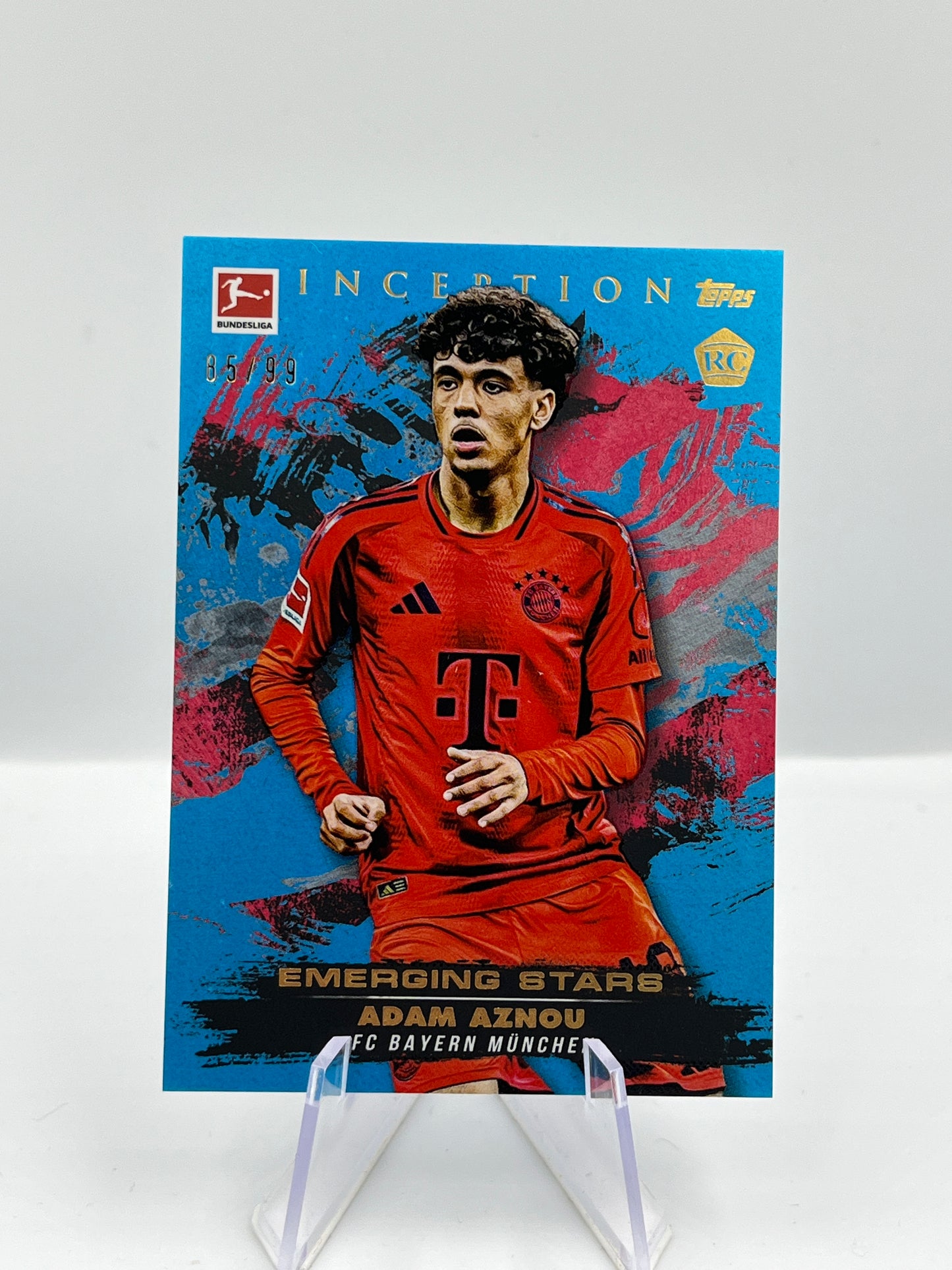 Topps Inception Bundesliga 24/25 Adam Aznou Bayern München Emerging Stars RC 85/99