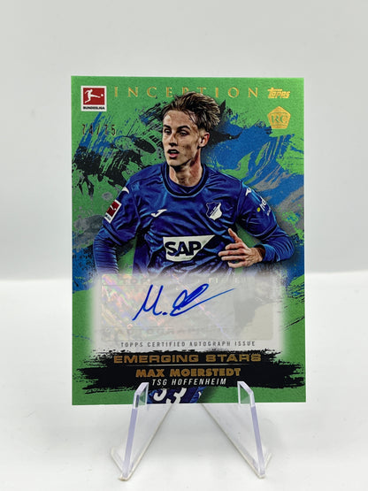 Topps Inception Bundesliga 24/25 Max Moerstedt TSG Hoffenheim Autograph RC 74/75
