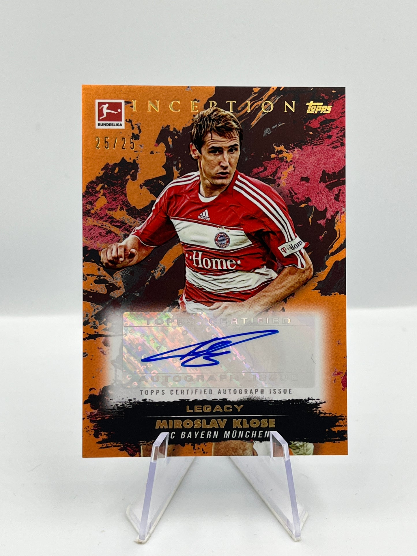 Topps Inception Bundesliga 24/25 Miroslav Klose Bayern München Autograph 25/25