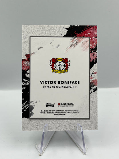 Topps Inception Bundesliga 24/25 Victor Boniface Bayer Leverkusen Star Quality 01/75