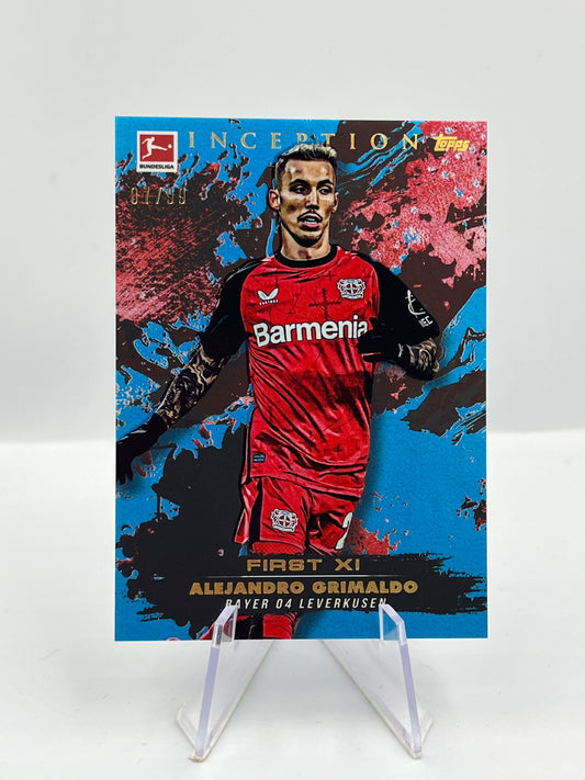 Topps Inception Bundesliga 24/25 Alejandro Grimaldo Bayer Leverkusen First XI 87/99