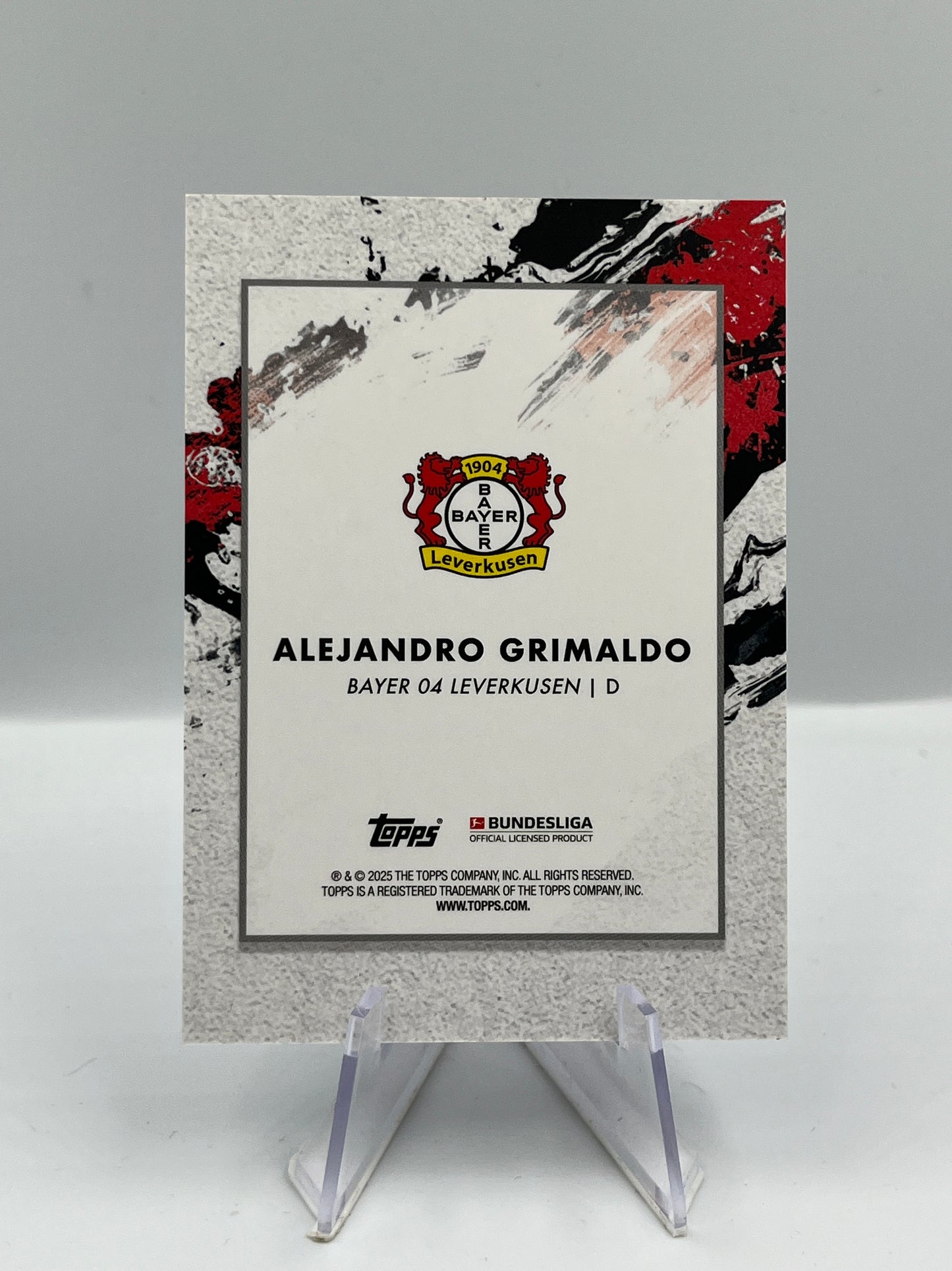 Topps Inception Bundesliga 24/25 Alejandro Grimaldo Bayer Leverkusen First XI 87/99