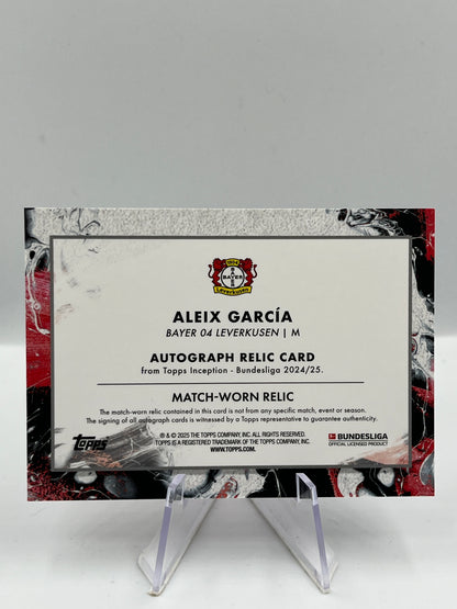 Topps Inception Bundesliga 24/25 Aleix Garcia Bayer Leverkusen Autograph Relic 23/25