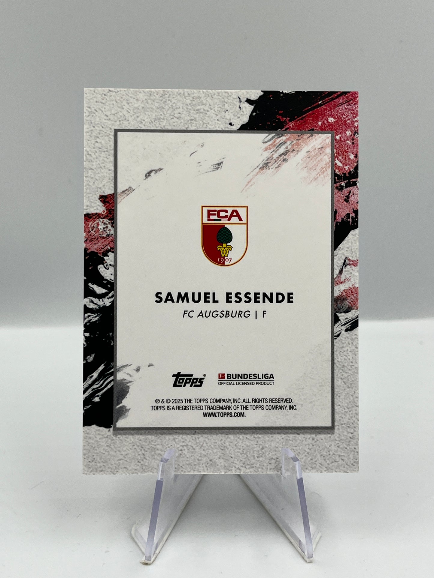 Topps Inception Bundesliga 24/25 Samuel Essende FC Augsburg Star Quality 10/25