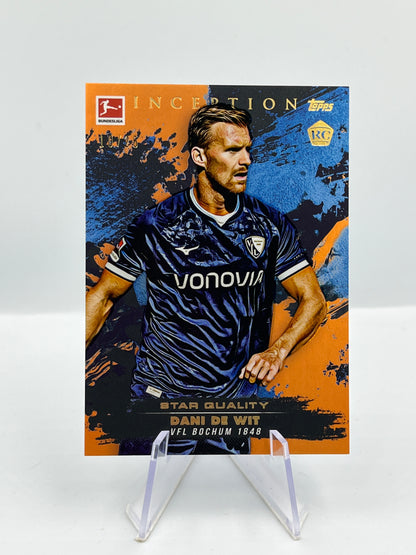 Topps Inception Bundesliga 24/25 Dani De Wit VFL Bochum Star Quality RC 10/25