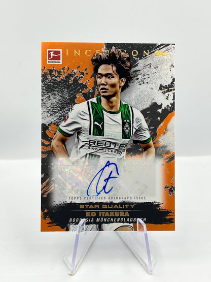 Topps Inception Bundesliga 24/25 Ko Itakura Mönchengladbach Autograph 21/25