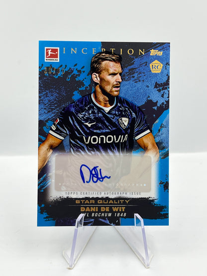 Topps Inception Bundesliga 24/25 Dani De Wit VFL Bochum Autograph RC 39/99