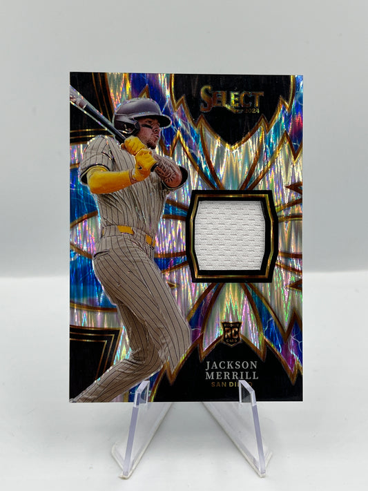 Jackson Merrill - San Diego Padres - Game Worn Relic - RC- #SPK-JM