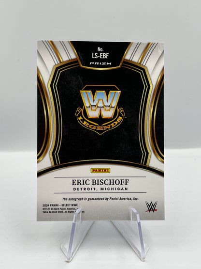 Eric Bischoff - Wave Red WWE Legends Autograph - #LS-EBF