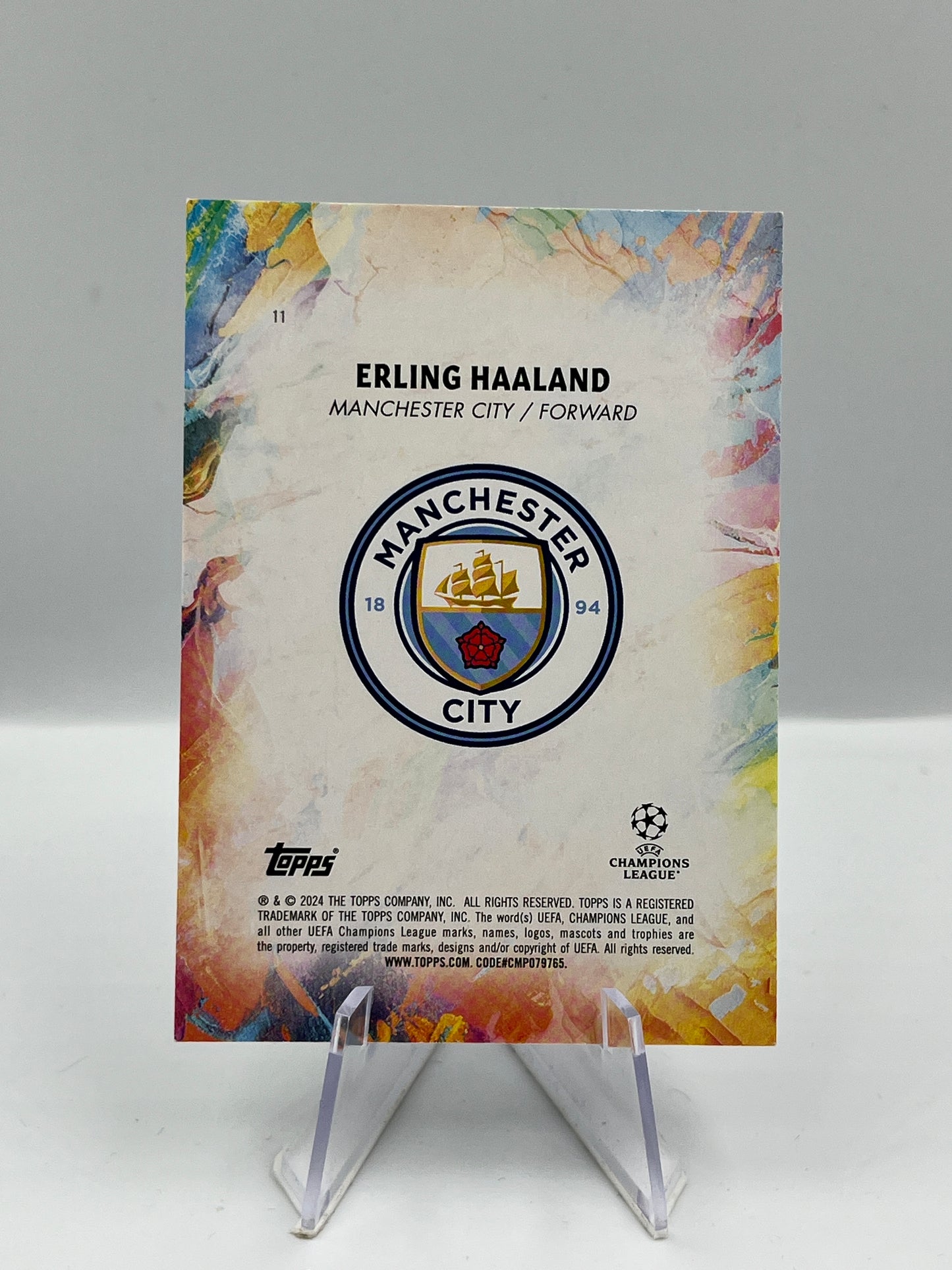 Topps Erling Haaland - Manchester City - First XI