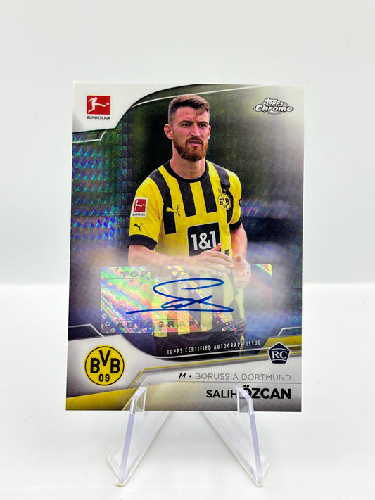 Topps Chrome BuLi 22/23 Salih Özcan BVB Dortmund Prism Auto RC 066/165 #BCA-SO