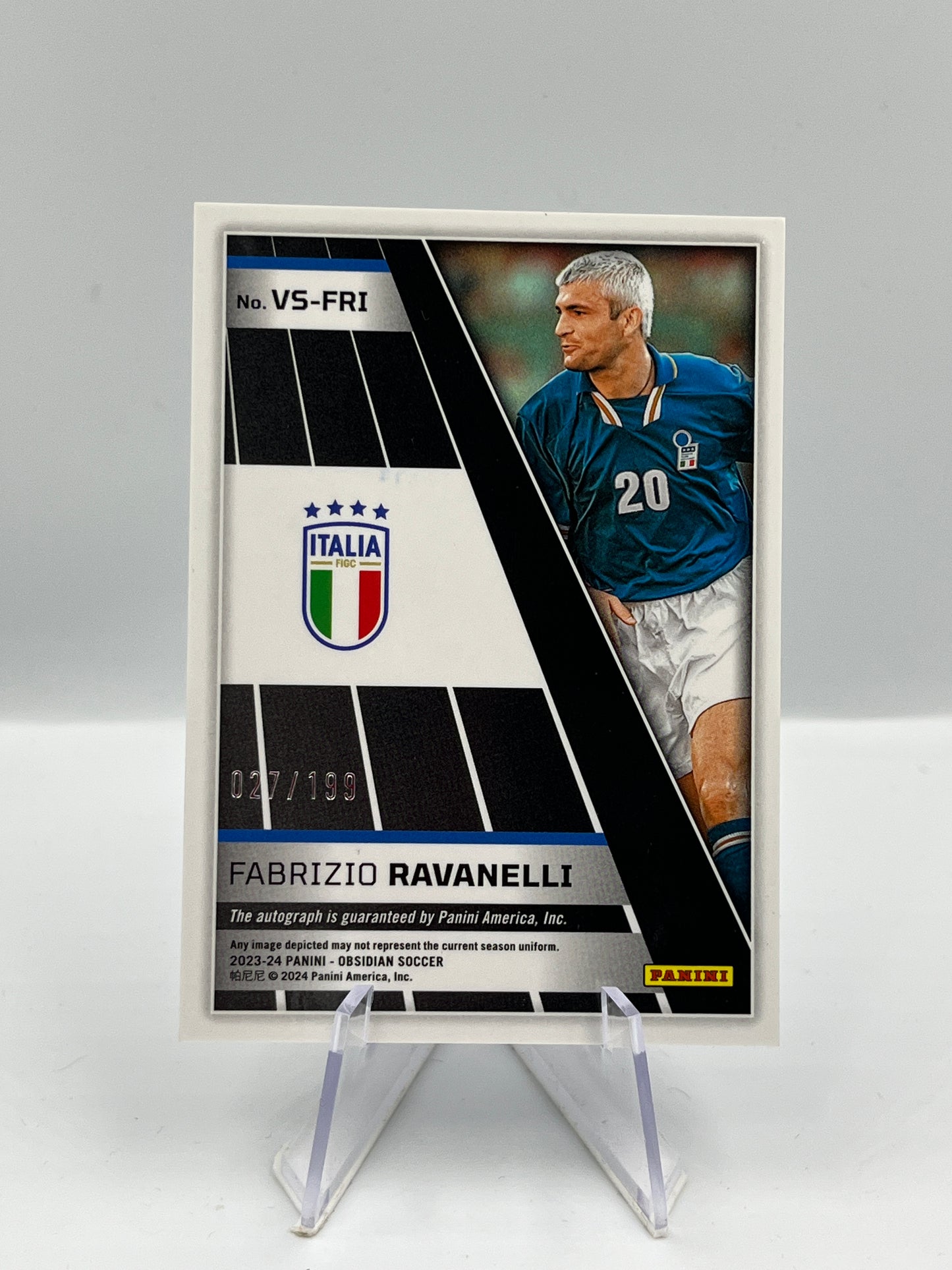Fabrizio Ravanelli - Italien - Volcanic Autograph - 027/199 - #VS-FRI