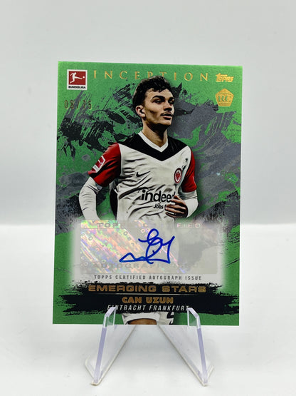 Topps Inception Bundesliga 24/25 Can Uzun Eintracht Frankfurt Autograph RC 08/75