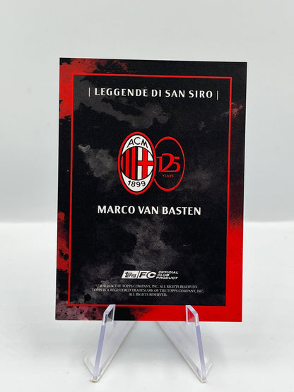 Topps 125 Years AC Milan 24/25 Marco Van Basten Leggende Di San Siro Auto 2/5