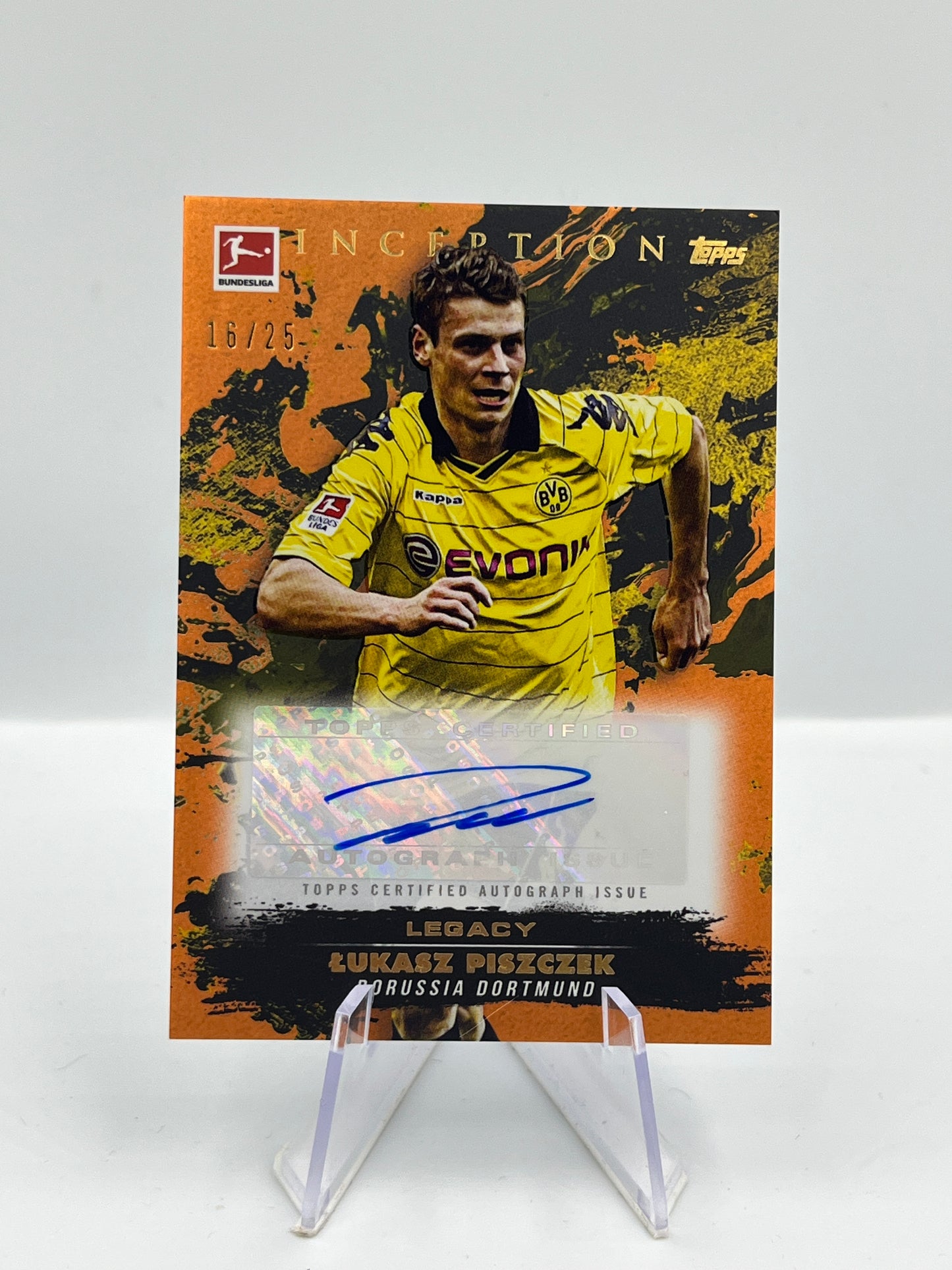 Topps Inception Bundesliga 24/25 Lukas Piszczek Borussia Dortmund Autograph 16/25