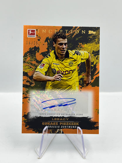 Topps Inception Bundesliga 24/25 Lukas Piszczek Borussia Dortmund Autograph 16/25