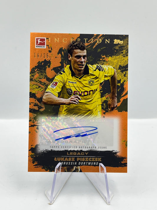 Topps Inception Bundesliga 24/25 Lukas Piszczek Borussia Dortmund Autograph 16/25