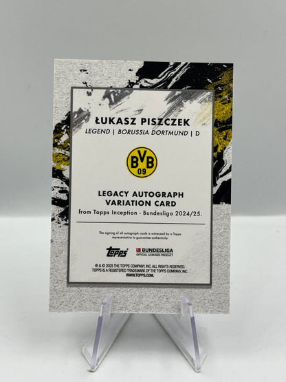 Topps Inception Bundesliga 24/25 Lukas Piszczek Borussia Dortmund Autograph 16/25