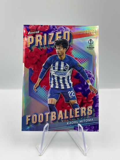 Topps Finest UCC 23/24 Kaoru Mitoma Brighton Prized Fusion 29/60 #PFF-6