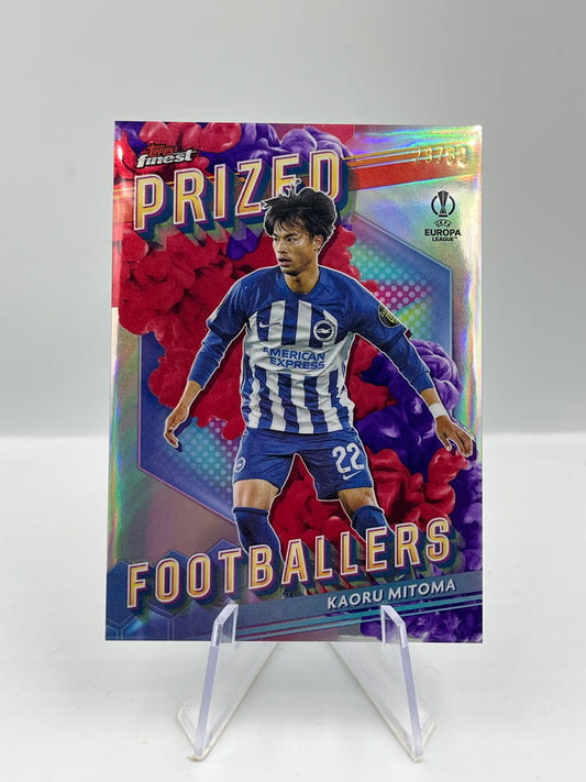 Topps Finest UCC 23/24 Kaoru Mitoma Brighton Prized Fusion 29/60 #PFF-6