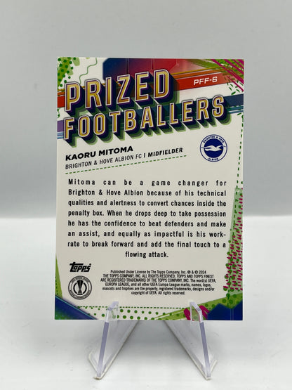 Topps Finest UCC 23/24 Kaoru Mitoma Brighton Prized Fusion 29/60 #PFF-6
