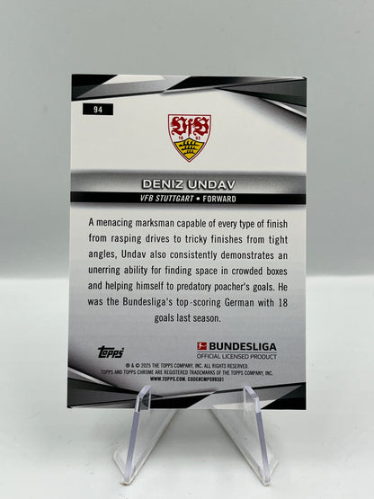 Topps Chrome BuLi 24/25 Deniz Undav VFB Stuttgart Yellow Lava 56/75 #94